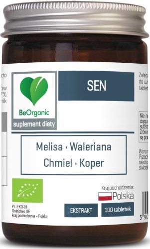 Aliness BeOrganic Sen BIO 100tabl