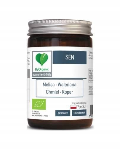 Aliness BeOrganic, Sen BIO 450 mg 100 tabletek