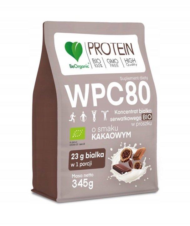 Aliness-BeOrganic-WPC80-Koncentrat-bialko-serwatkowe-proszek-kakaowe-345g Aliness BeOrganic WPC80 Koncentrat białko serwatkowe proszek kakaowe 345g