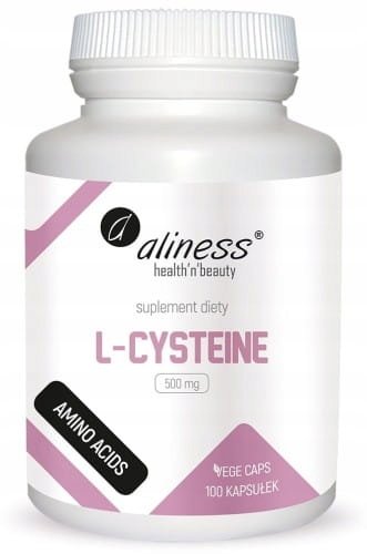 Aliness - L-Cysteine 500 mg x 100 Vege caps.