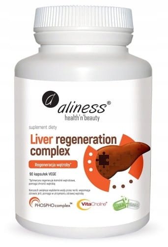 Aliness Liver Regeneration Complex 90 kaps regeneracja detox wątroby
