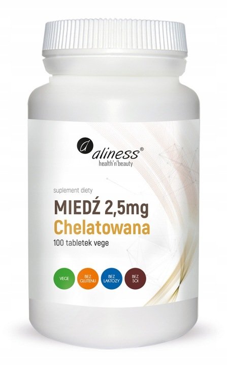 Aliness-Miedz-chelatowana-2-5-mg-100-tabl Aliness Miedź chelatowana 2,5 mg 100 tabl.