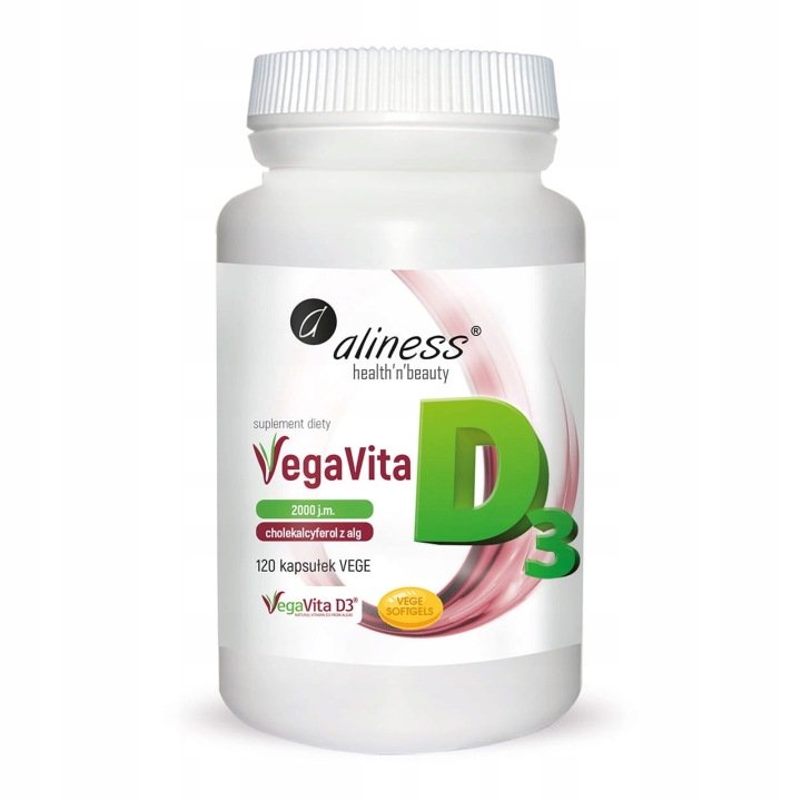 Aliness-NATURALNA-WITAMINA-D3-2000-IU-z-Alg-120-kaps-VEGE-Miesnie-ODPORNOSC Aliness NATURALNA WITAMINA D3 2000 IU z Alg 120 kaps VEGE Mięśnie ODPORNOŚĆ