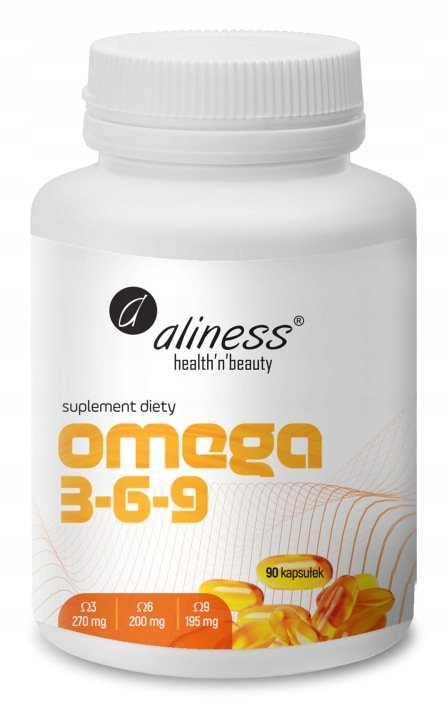 Aliness-Omega-3-6-9-kwas-linolowy-i-oleinowy-90-kapsulek-serce-mozg-wzrok Aliness Omega 3-6-9 kwas linolowy i oleinowy 90 kapsułek serce mózg wzrok