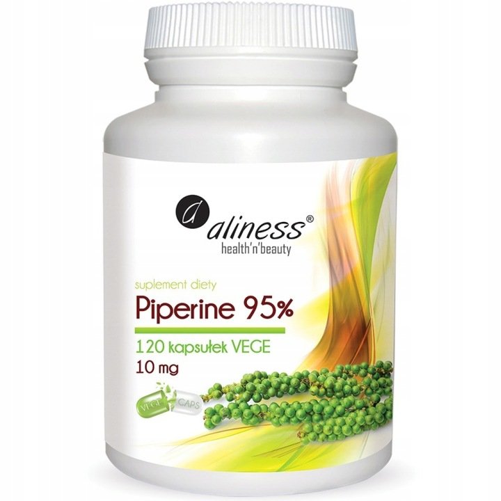 Aliness-PIPERYNA-Piperine-95-moc-120-kaps-vege-ODCHUDZANIE Aliness PIPERYNA Piperine 95% moc 120 kaps. vege ODCHUDZANIE