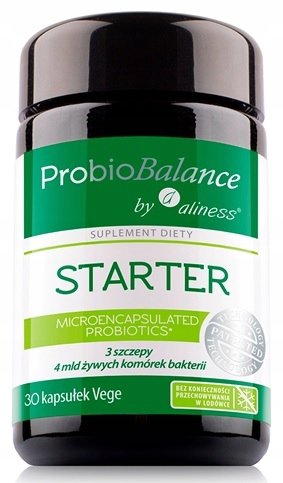 Aliness-ProbioBalance-Probiotyk-STARTER-4mld-30kaps-VEGE Aliness ProbioBalance Probiotyk STARTER 4mld 30kaps VEGE