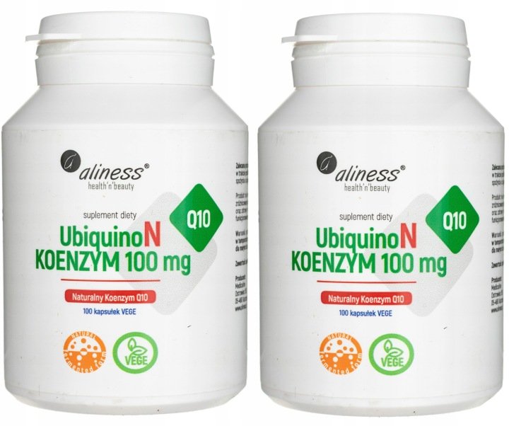 Aliness-UBIQUINON-Koenzym-Q10-Ubichinon-NATURALNY-Serce-KRAZENIE-100mg-100k Aliness UBIQUINON Koenzym Q10 Ubichinon NATURALNY Serce KRĄŻENIE 100mg 100k