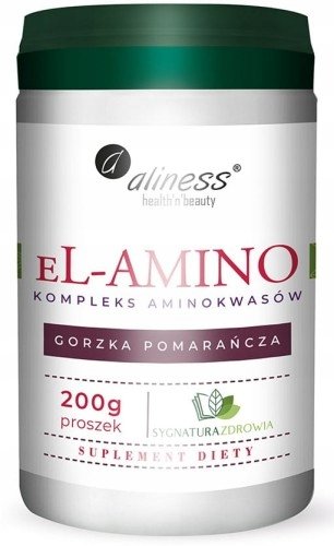 Aliness eL-AMINO Kompleks Aminokwasów POMARAŃCZA NATURALNY 200g