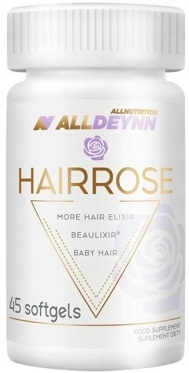 Allnutrition-Alldeynn-HairRose-wlosy-skora-paznokcie-45-kaps Allnutrition Alldeynn HairRose włosy skóra paznokcie 45 kaps.