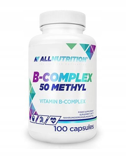Allnutrition-B-Complex-50-Methyl-100-kapsulek Allnutrition B-Complex 50 Methyl 100 kapsułek