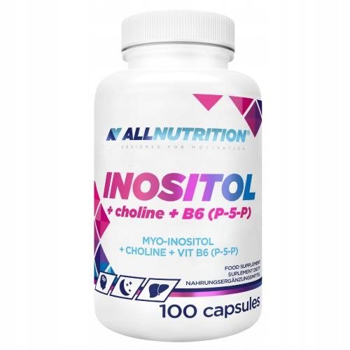Allnutrition-Inositol-Choline-B6-P-5-P-na-uklad-nerwowy-100-kaps Allnutrition Inositol + Choline + B6 P-5-P, na układ nerwowy 100 kaps.