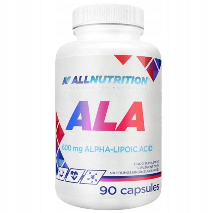 Allnutrition-Kwas-alfa-liponowy-ALA-90-kapsulek Allnutrition Kwas alfa-liponowy (ALA) 90 kapsułek