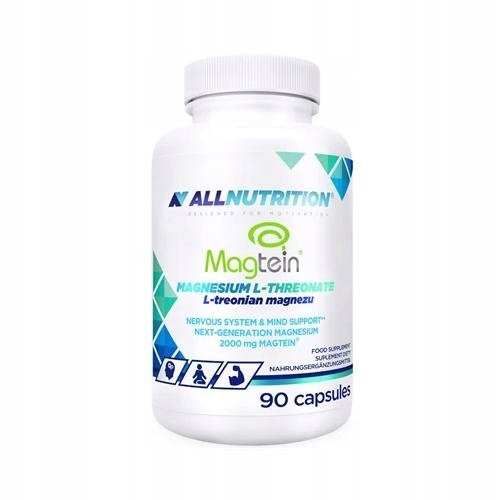 Allnutrition-Magtein-Magnesium-L-Threonate-uklad-nerwowy-90-kapsulek Allnutrition Magtein Magnesium L-Threonate układ nerwowy, 90 kapsułek