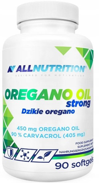 Allnutrition Oregano Oil Strong Karwarkol dzikie oregano 90 kapsułek