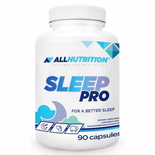 Allnutrition-Sleep-Pro-melatonina-magnez-zasypianie-sen-90-kaps Allnutrition Sleep Pro, melatonina, magnez, zasypianie, sen, 90 kaps.