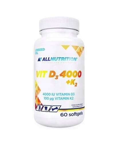 Allnutrition-Vit-D3-4000-K2-Odpornosc-60-kaps Allnutrition Vit D3 4000 + K2 Odporność 60 kaps.