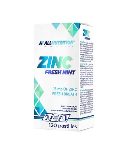 Allnutrition-Zinc-Fresh-Mint-120-pastylek Allnutrition Zinc Fresh Mint 120 pastylek