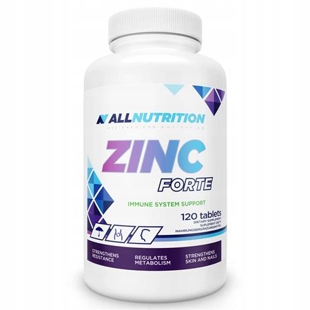 Allnutrition-Zinc-forte-120-tabl-Na-odpornosc Allnutrition Zinc forte - 120 tabl. Na odporność