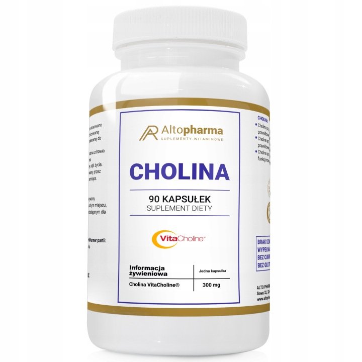 Alto-pharma-Cholina-VitaCholine-300mg-PAMIEC-KONCENTRACJA-VEGE-90-kaps Alto pharma Cholina VitaCholine 300mg PAMIĘĆ KONCENTRACJA VEGE 90 kaps.