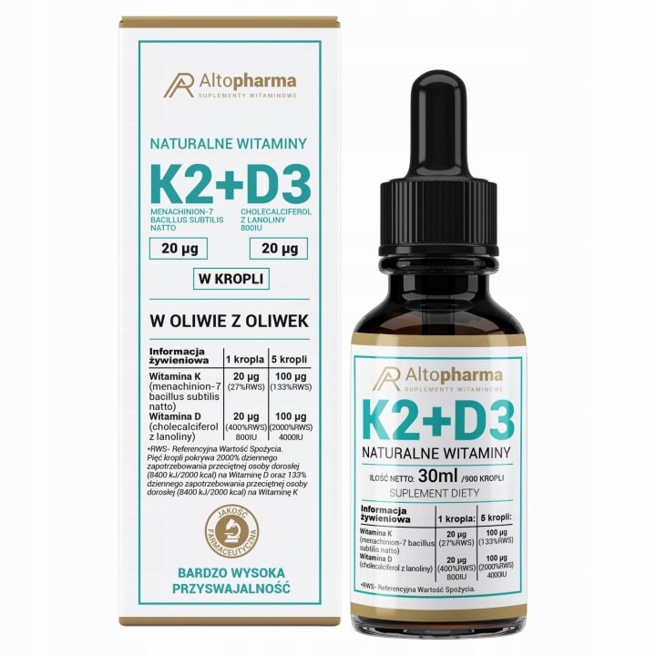 Altopharma-NATURALNA-WITAMINA-K2-MK7-D3-FORTE-KROPLE-30ml Altopharma NATURALNA WITAMINA K2 MK7 D3 FORTE KROPLE 30ml