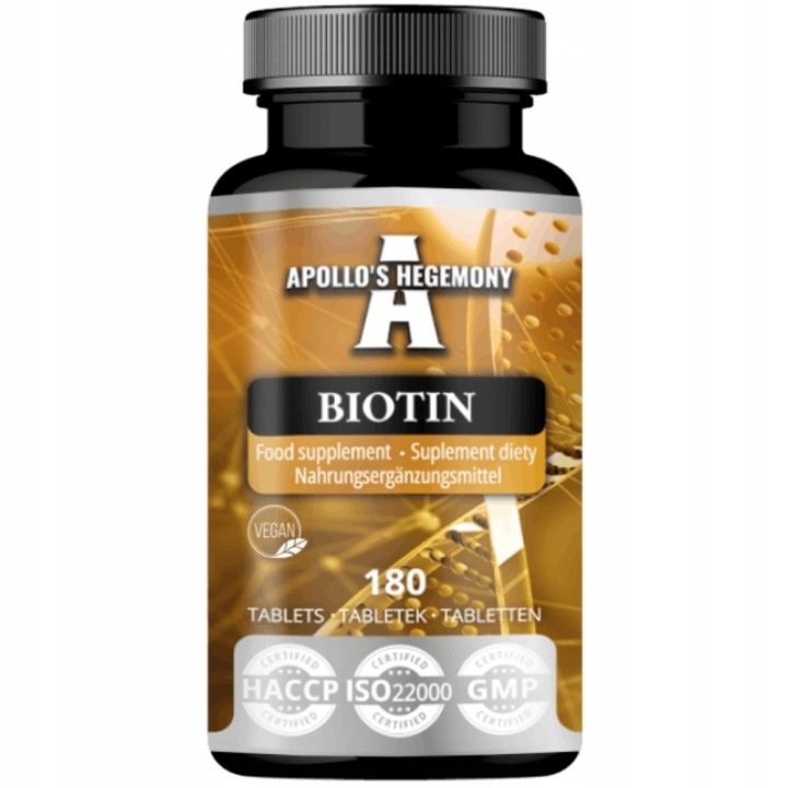 Apollo-s-Hegemony-Biotin-180-tabletek Apollo's Hegemony - Biotin - 180 tabletek