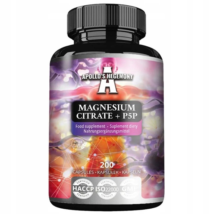 Apollo-s-Hegemony-Magnesium-Citrate-P5P-200-kaps-ENERGIA-ZMECZENIE Apollo's Hegemony Magnesium Citrate + P5P 200 kaps. ENERGIA, ZMĘCZENIE