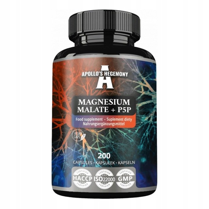 Apollo-s-Hegemony-Magnesium-Malate-P5P-200-kaps-ZMECZENIE-ENERGIA Apollo's Hegemony Magnesium Malate + P5P - 200 kaps. ZMĘCZENIE, ENERGIA