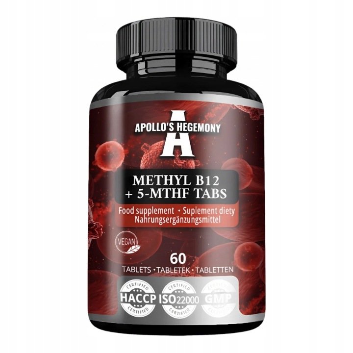 Apollo-s-Hegemony-Methyl-B12-5-MTHF-Tabs-60-tabletek Apollo's Hegemony - Methyl B12 + 5-MTHF Tabs - 60 tabletek