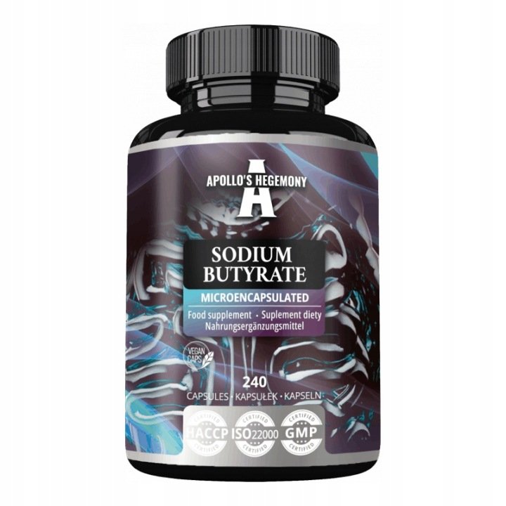 Apollo-s-Hegemony-Sodium-Butyrate-Maslan-Sodu-240-kaps-JELITA Apollo's Hegemony Sodium Butyrate - Maślan Sodu 240 kaps. JELITA