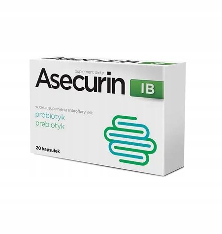Asecurin-IB-Probiotyk-20-kapsulek Asecurin IB Probiotyk 20 kapsułek