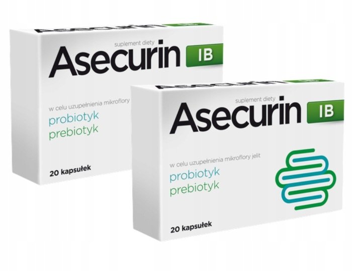 Asecurin-IB-probiotyk-prebiotyk-mikroflora-jelitowa-ZESTAW-2-x-20-kapsulek Asecurin IB probiotyk prebiotyk mikroflora jelitowa ZESTAW 2 x 20 kapsułek