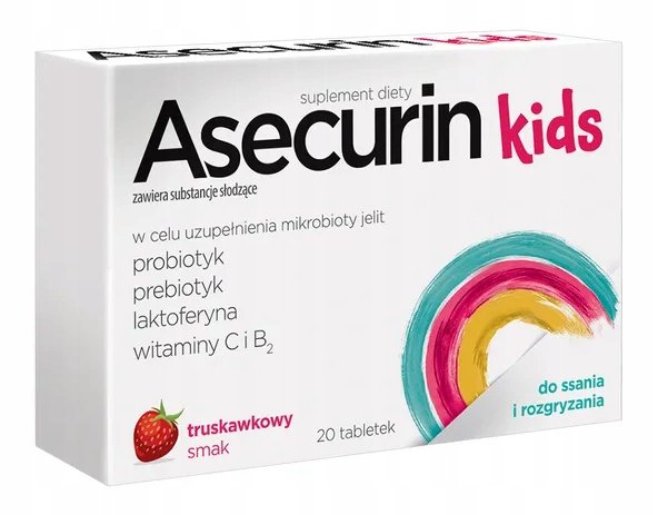 Asecurin-Kids-probiotyk-prebiotyk-20-tabletek-do-ssania Asecurin Kids probiotyk prebiotyk 20 tabletek do ssania