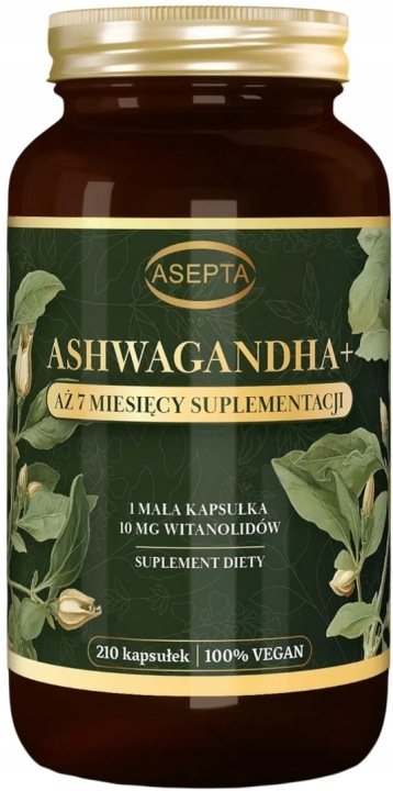 Asepta-Ashwagandha-210-kaps Asepta Ashwagandha+ 210 kaps.