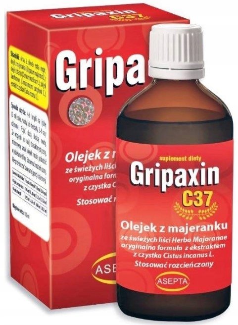 Asepta-Gripaxin-C37-Olejek-z-majeranku-krople-30-ml Asepta Gripaxin C37 Olejek z majeranku krople 30 ml