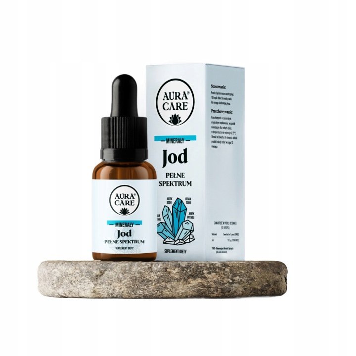 Aura Care JOD w kroplach Cztery formy jodu -pełne spektrum NaTarczycę 15 ml