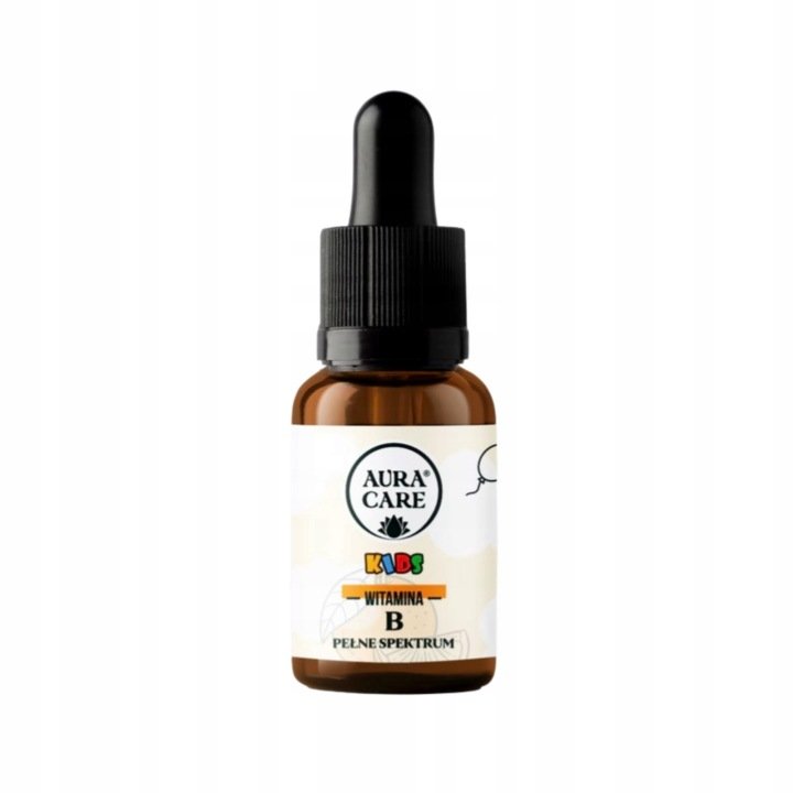 Aura Care KIDS Witaminy z grupy B dla dzieci w kroplach, 15 ml