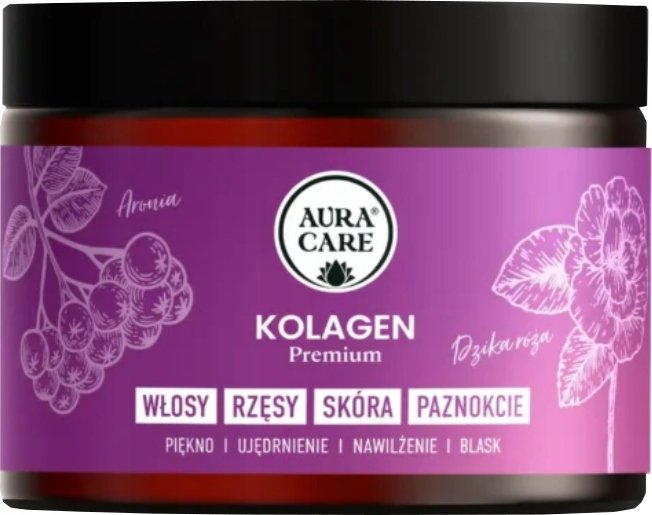 Aura Care KOLAGEN PREMIUM PIĘKNO Włosy, skóra, Paznokcie 200g