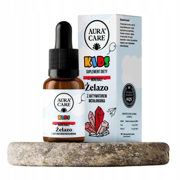 Aura-Care-ZELAZO-DLA-DZIECI-w-kroplach-z-aktywatorem-wchlaniania-KIDS-30ml Aura Care ŻELAZO DLA DZIECI w kroplach z aktywatorem wchłaniania KIDS 30ml