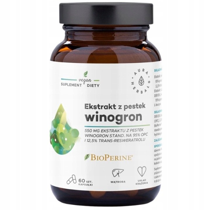 Aura-Herbals-Ekstrakt-z-pestek-winogron-OPC-550-mg-60-kapsulek Aura Herbals Ekstrakt z pestek winogron OPC 550 mg 60 kapsułek