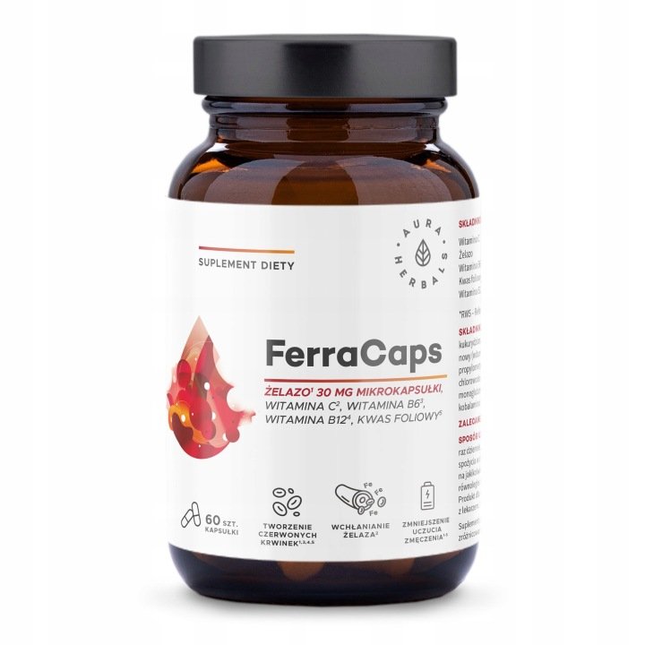 Aura-Herbals-FerraCaps-60-szt Aura Herbals FerraCaps 60 szt