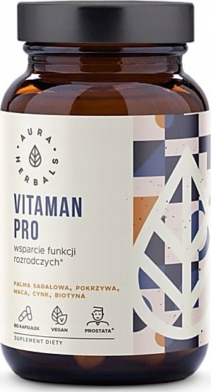 Aura-Herbals-Weganski-Suplement-Vitamin-Pro-60-kapsulek Aura Herbals Wegański Suplement Vitamin Pro 60 kapsułek