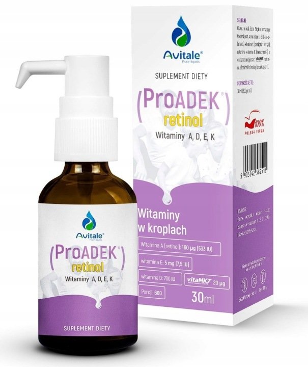 Avitale Witamina ProADEK retinol w kroplach 30 ml