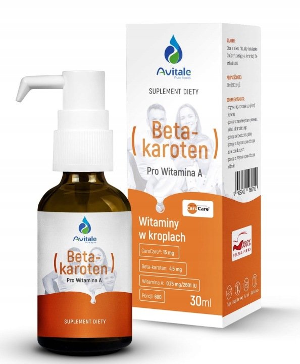 Avitale krople beta-karoten czysty 30 ml