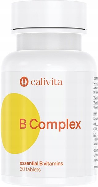 B COMPLEX 30 tab. CaliVita witaminy grupy B magnez kwas foliowy witamina C