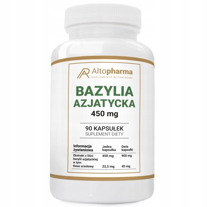 BAZYLIA-AZJATYCKA-450-mg-Kwas-Ursolowy-Odpornosc-Adaptogen-Trawienie-90-kap BAZYLIA AZJATYCKA 450 mg Kwas Ursolowy Odporność Adaptogen Trawienie 90 kap