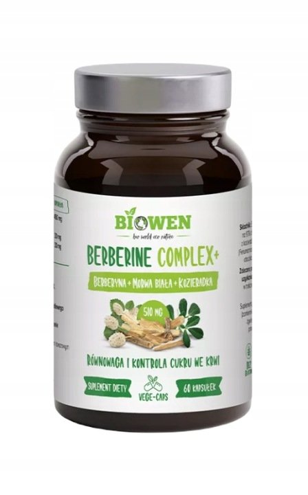 BERBERYNA COMPLEX BEZGLUTENOWA 60 KAPSUŁEK - HEMPKING (BIOWEN)
