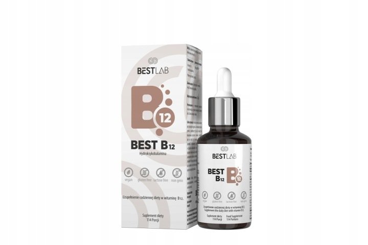 BESTLAB BEST LAB BestB12 Witamina B12 w Formie Hydroksykobalaminy