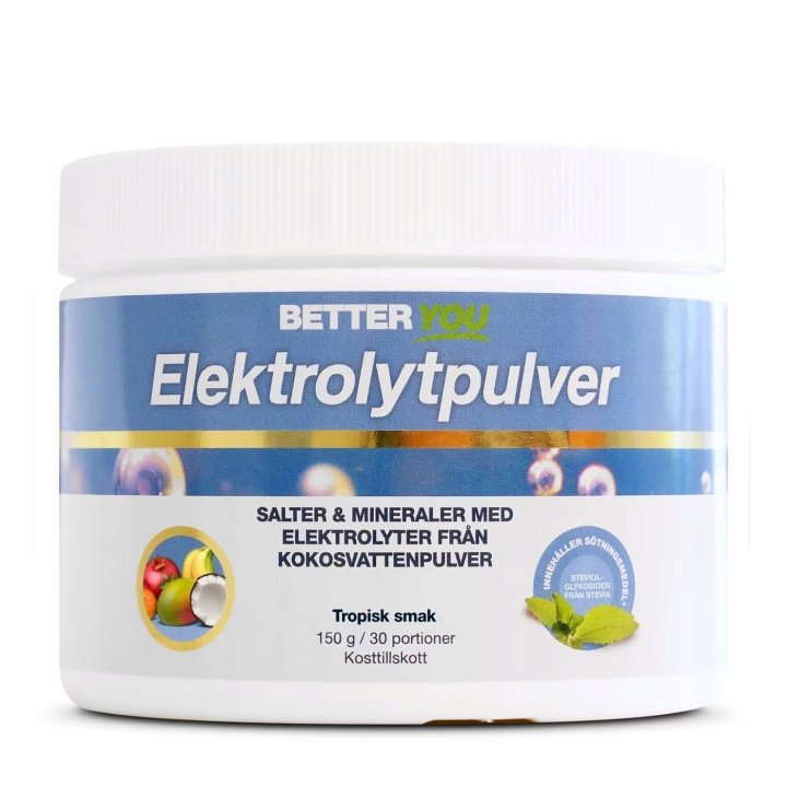 BETTER YOU Elektrolity w proszku bez cukru 150 g