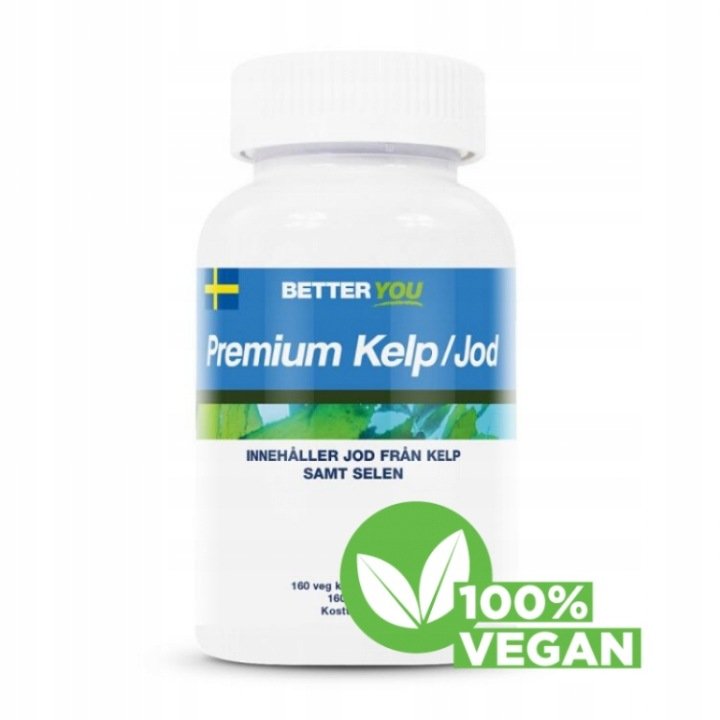 BETTER YOU KELP JOD 160KAPS NIEDOBÓR JODU WEGAN