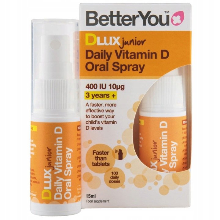 BETTERYOU-Dlux-Junior-Daily-Vitamin-D-Oral-Spray-15ml-ODPORNOSC-KOSCI-ZEBY BETTERYOU Dlux Junior Daily Vitamin D Oral Spray 15ml ODPORNOŚĆ KOŚCI ZĘBY
